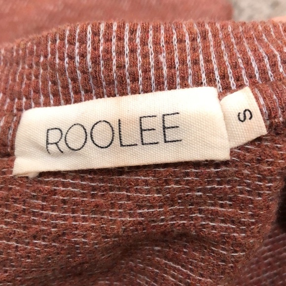 Roolee Midi Sweater Dress Size Small Brick Red - Picture 6 of 12